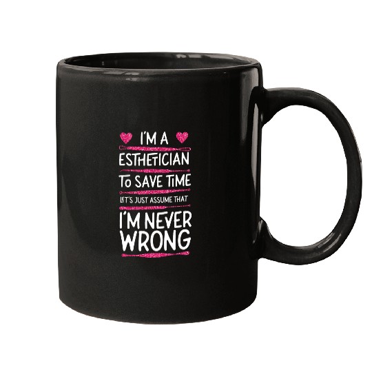 Cute Licensed Esthetician Skincare Beautician Im A Mugs