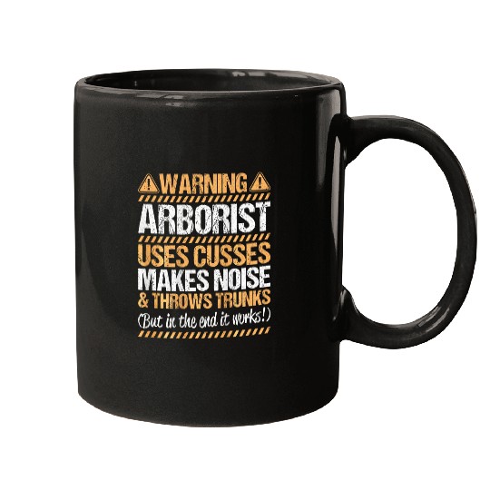 Arboriculturist Tree Surgeon Forest Throws Trunks Arborist 1 Mugs