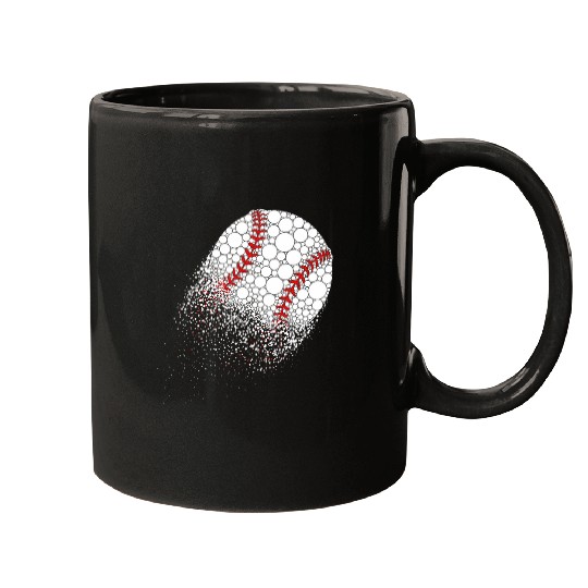 Funny Baseball Ball With Polka Dots Happy Dot Day Boys Kids Mugs