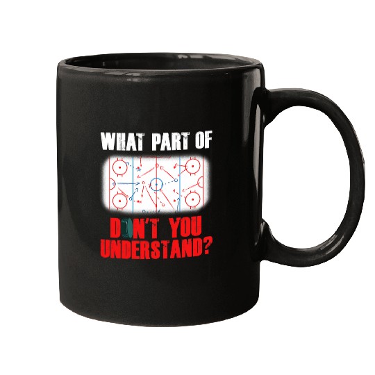 Funny Ice Hockey Mom Dad Coachs Player Mugs