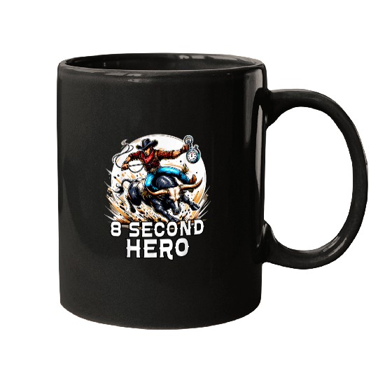 Cowboy Rodeo Bull Riding Livestock Show Farmer Cattle 210 Mugs