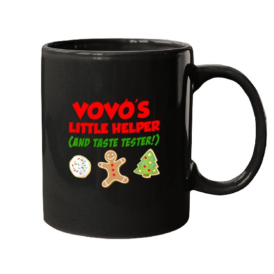 Kids Vovos Little Helper Christmas Cookie Baking Mugs