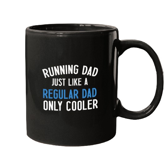 Funny running dad Coachs marathoner christmas fathers day Mugs