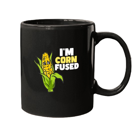 Corn Cob Design For Maize Food Lover 2Im Cornfused Mugs