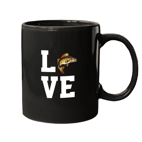 Fishing Love Walleye Fish Apparel Freshwater Fishing Fishermen Fisher Mugs