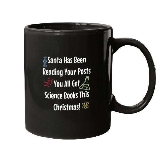 Funny Chemistry Science Teacher Christmas Santa Mugs