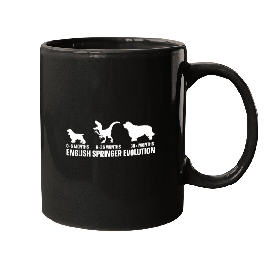English Springer Evolution Design for a English Springer Mugs