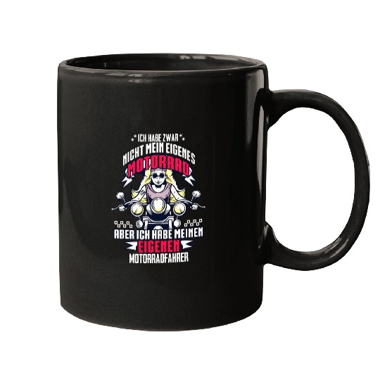 Biker Motorcycle Rider Girlfriend Ladies Wife Biker Mugs