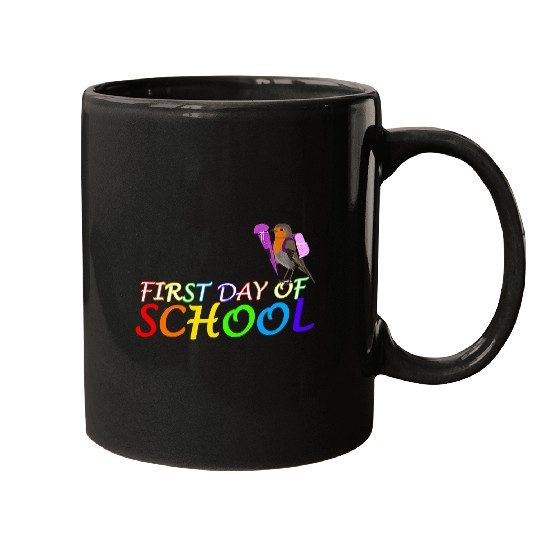 Robin Bird First Day of School First Grade Animal Biologist 22 Mugs