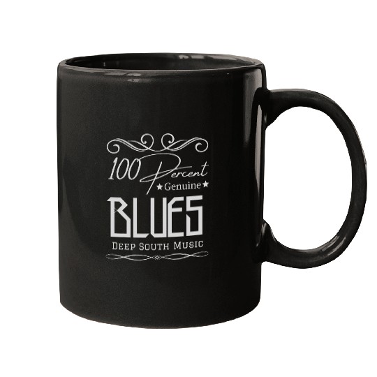 Blues Guitar Music Mugs