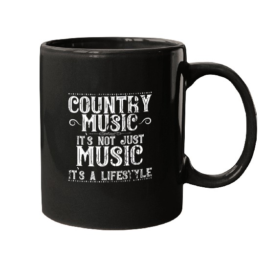 Country Music Its Not Just Music Concert Southern Western Mugs