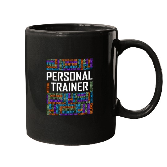 Funny Personal Trainer Words Gift Gym Coachs Training Gifts Mugs