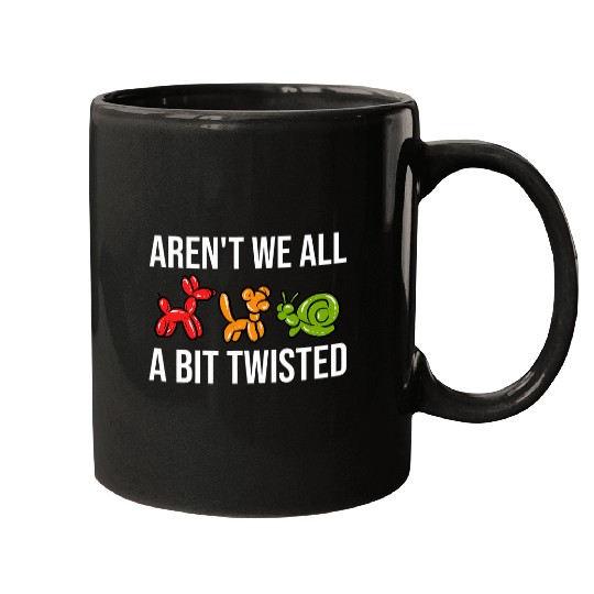 Balloon Animal Artist Twister Twisting 2 Mugs