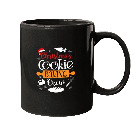 Christmas Cookie Baking Crew Baker Pastry Chef Kids Xmas Mugs