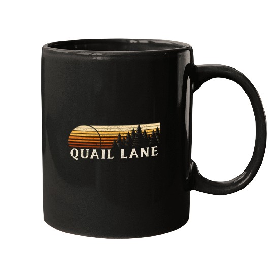 Quail Lane AZ vintages Evergreen Sunset Eighties Retro Mugs