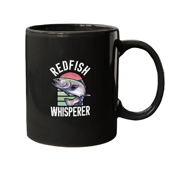 Fishing Redfish Whisperer Fisherman Fish Fishing 3 Fisher Mugs