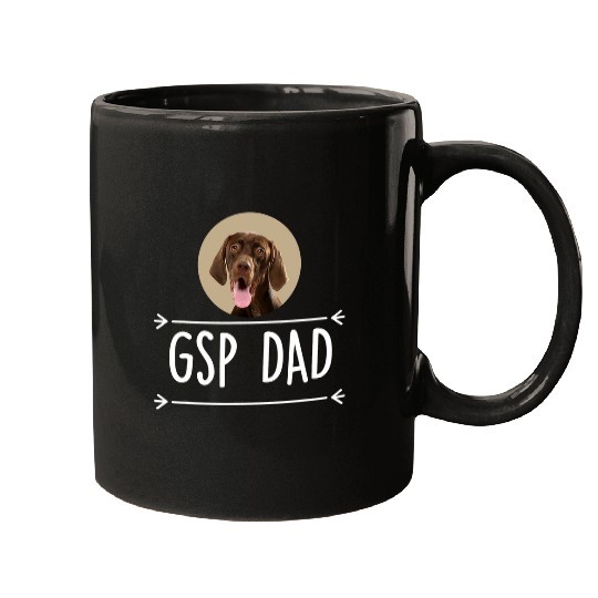 German Shorthair Pointer Gift GSP Dad Funny 1 Mugs