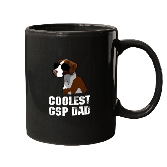 German Shorthair Pointer Gift GSP Dad Funny Mugs