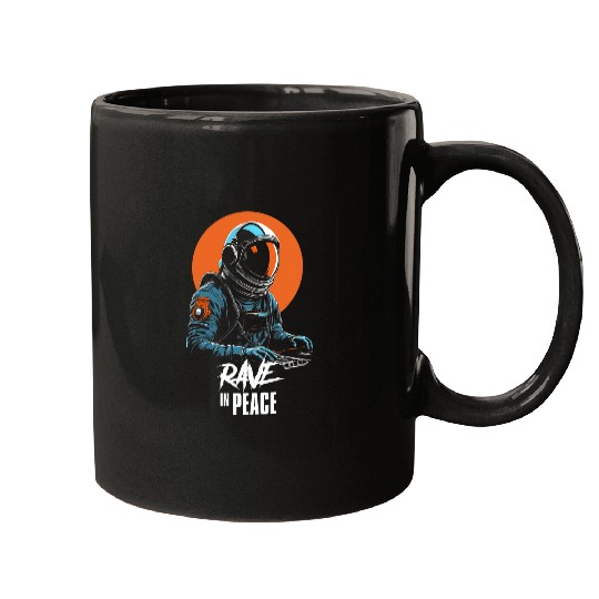 Cosmonaut Sigma Phonk EDM astronaut DJ Rave in peace Mugs
