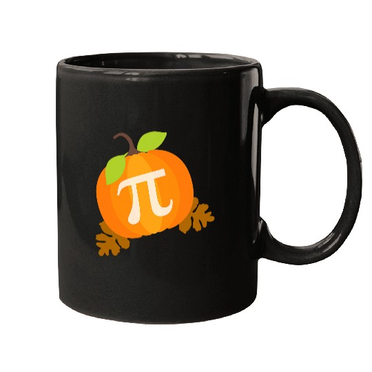 Funny Fall Autumn Math Teacher Pumpkin Pi Pie Halloween Mugs