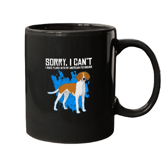 I Have Plans American Foxhound Funny Dog Owner Pet Lover Mugs