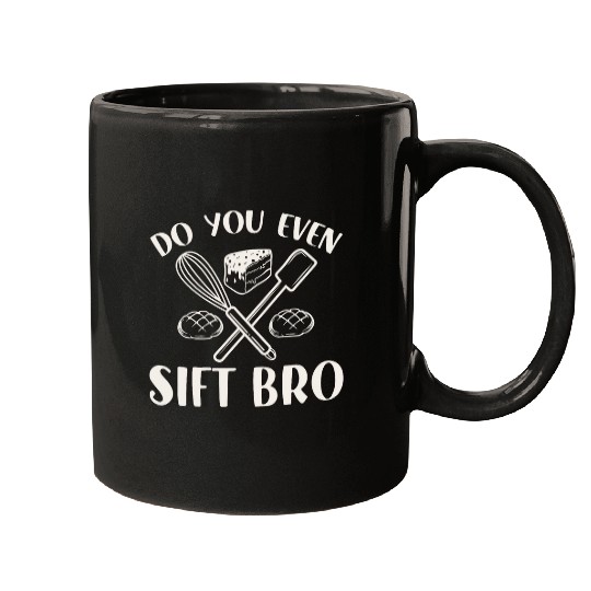 funny pastry chef bakery baked goods bread butter oven flaky Mugs