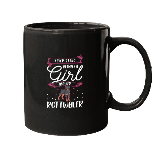 Dog Rottweiler Girl Rotti Rottweiler 2 Mugs
