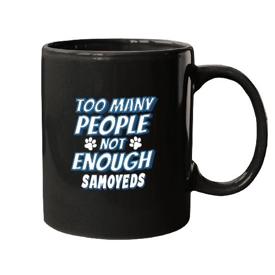 Dog Samoyed Breed Dog Owner Funny Antisocial Dog Lover Mugs