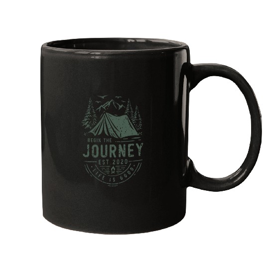 Camping Journey Life is Good vintages Retro Mugs