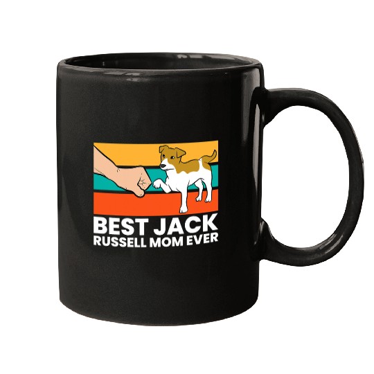 Dog Jack Russell Best Jack Russel Mom Ever Cute Jack Russell Terrier Mugs