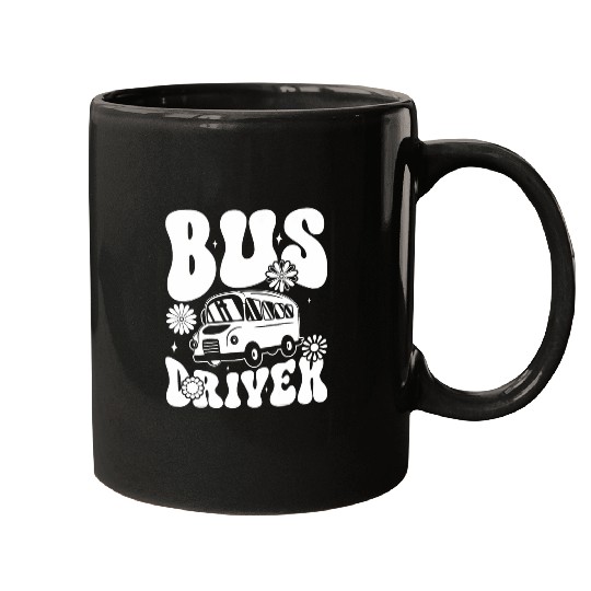 Bus Driver School Bus Driving Transport Mugs