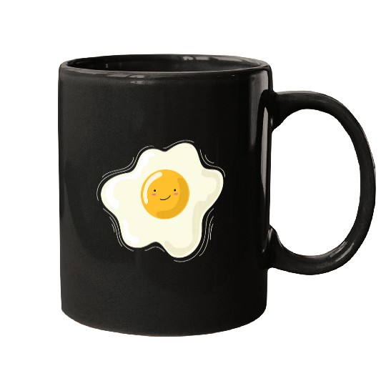 Lacrosse Gift Kitchen and Cooking Fried Egg is Happy Mugs