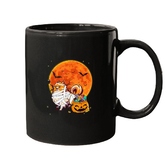Dog Pomeranian Funny Pomeranian Dog Halloween Costume Dog Lover Mugs