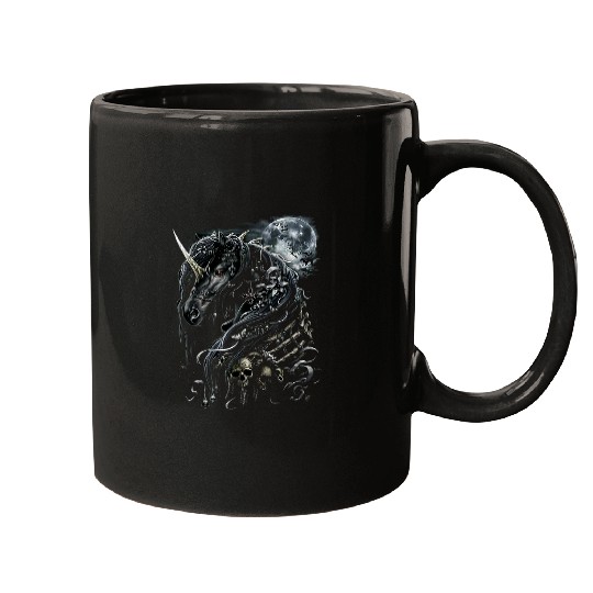 Gothic Unicorn Mugs