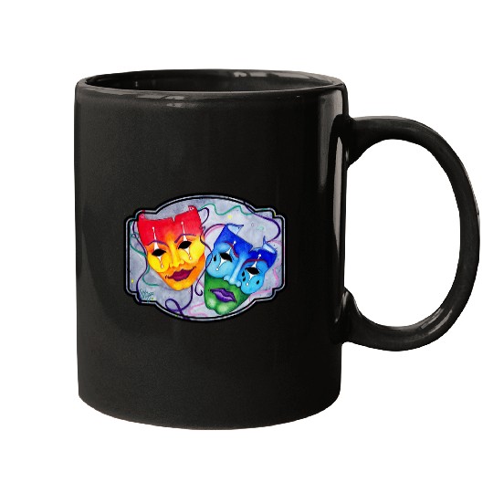 Comedy and Tragedy Mugs