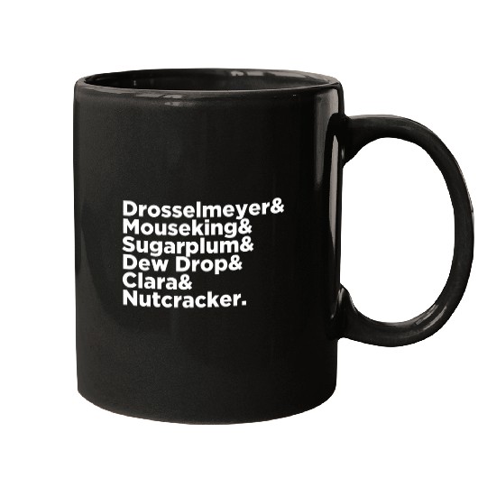 Character List Ballet Nutcracker Crew Mugs