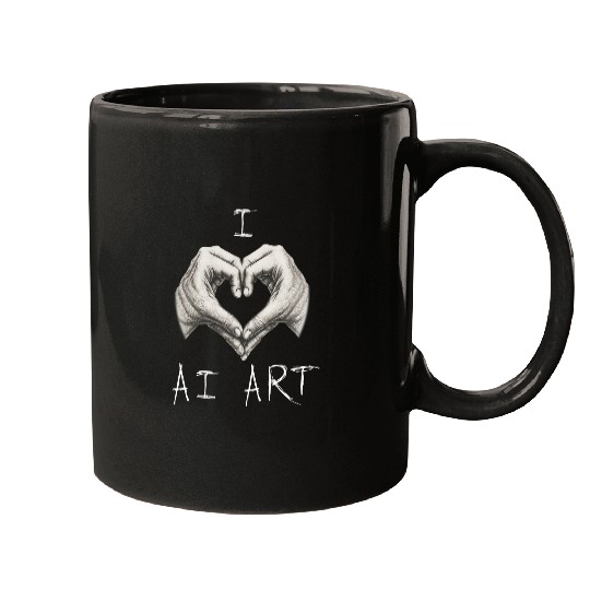 Funny AI Art Mugs