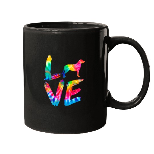 Greater Swiss Mountain Tie Dye Love Dog Mom Dad Mugs