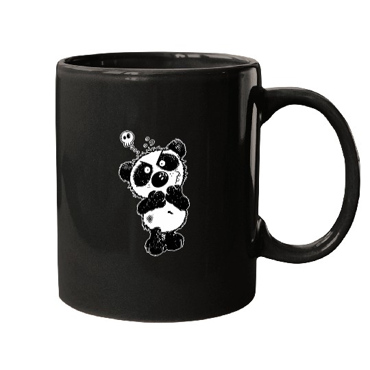 Grumpy Giant Panda I Panda Bear Comic I Panda Fun Cartoon Mugs