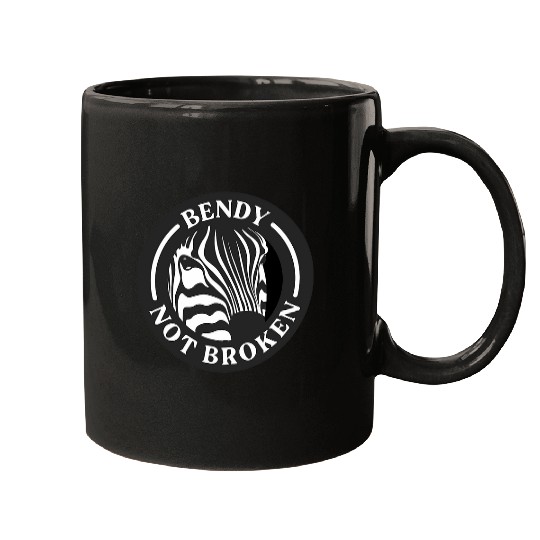 Ehlers Danlos Awareness Bendy Not Broken Zebra Mugs