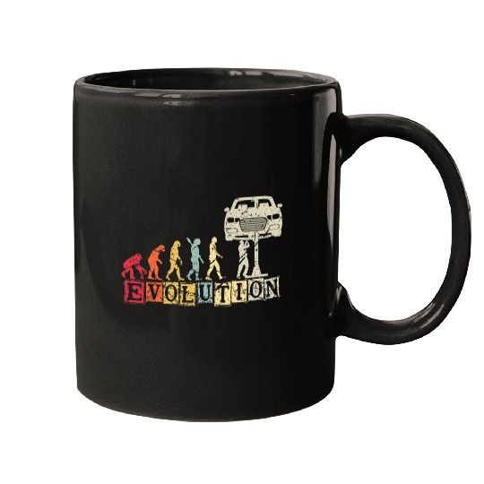 Mechanic Evolution vintages 24 Mugs