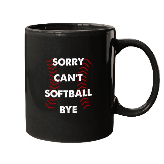 Funny Softball Baseball Tee For Girl Women Mom Mothers Day 1 Mugs
