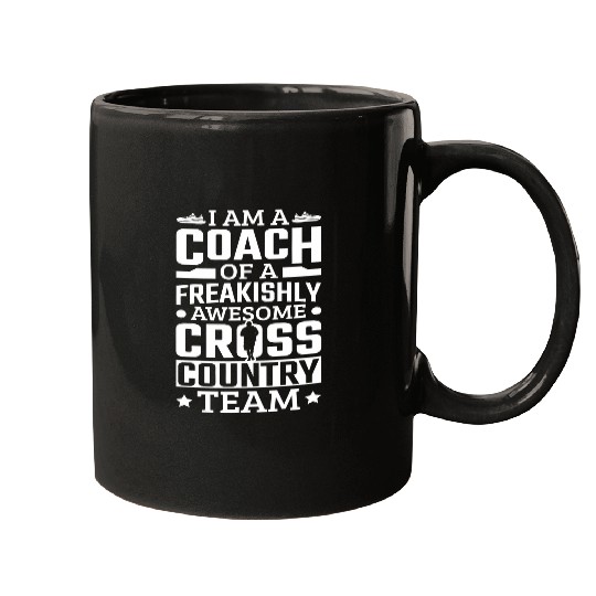 I Am A Coachs Cross Country Team Track And Field Running Mugs