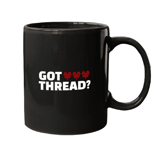 Got Thread Cross Stitch Needlepoint Art XStitching Mugs