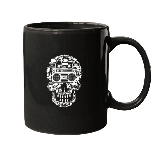 HIP HOP BOOMBOX HIPHOP BOOMBOX SKULL BBOY BREAKDANCING RAP Mugs