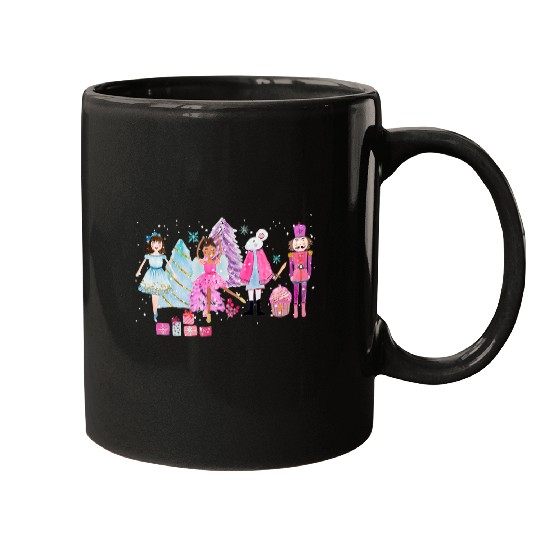 Christmas Nutcracker Ballet Sugar Plum Fairy Pajamas Girls Mugs