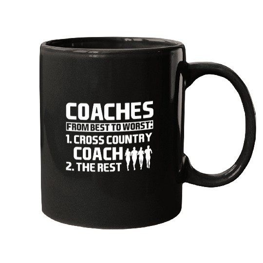 Cross Country Coachs Apparel Awesome Funny Coaches Design Mugs