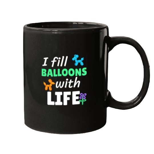 Funny Balloon Artist Balloon Animal Twister 1 Mugs