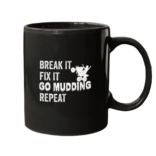 Mud Racing Break It Fix It Go Mudding Racer Mud Bogging Mugs
