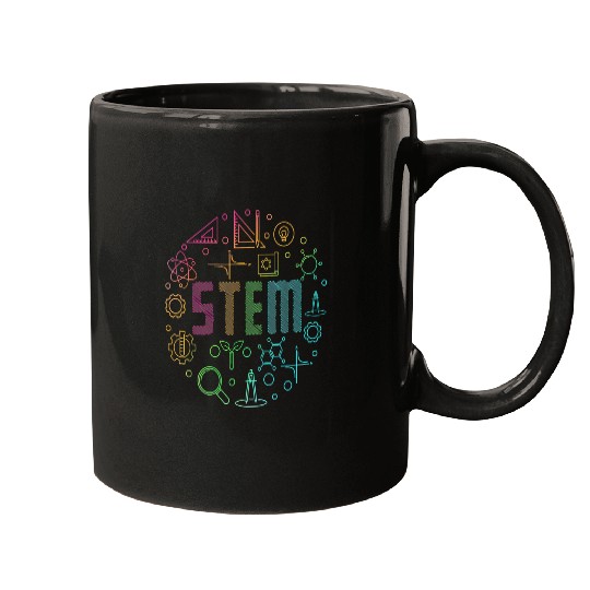 STEM Science Technology Engineering Math Teacher Mugs